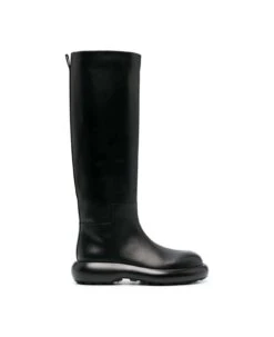 Jil Sander Strong Form Box Leather Boots