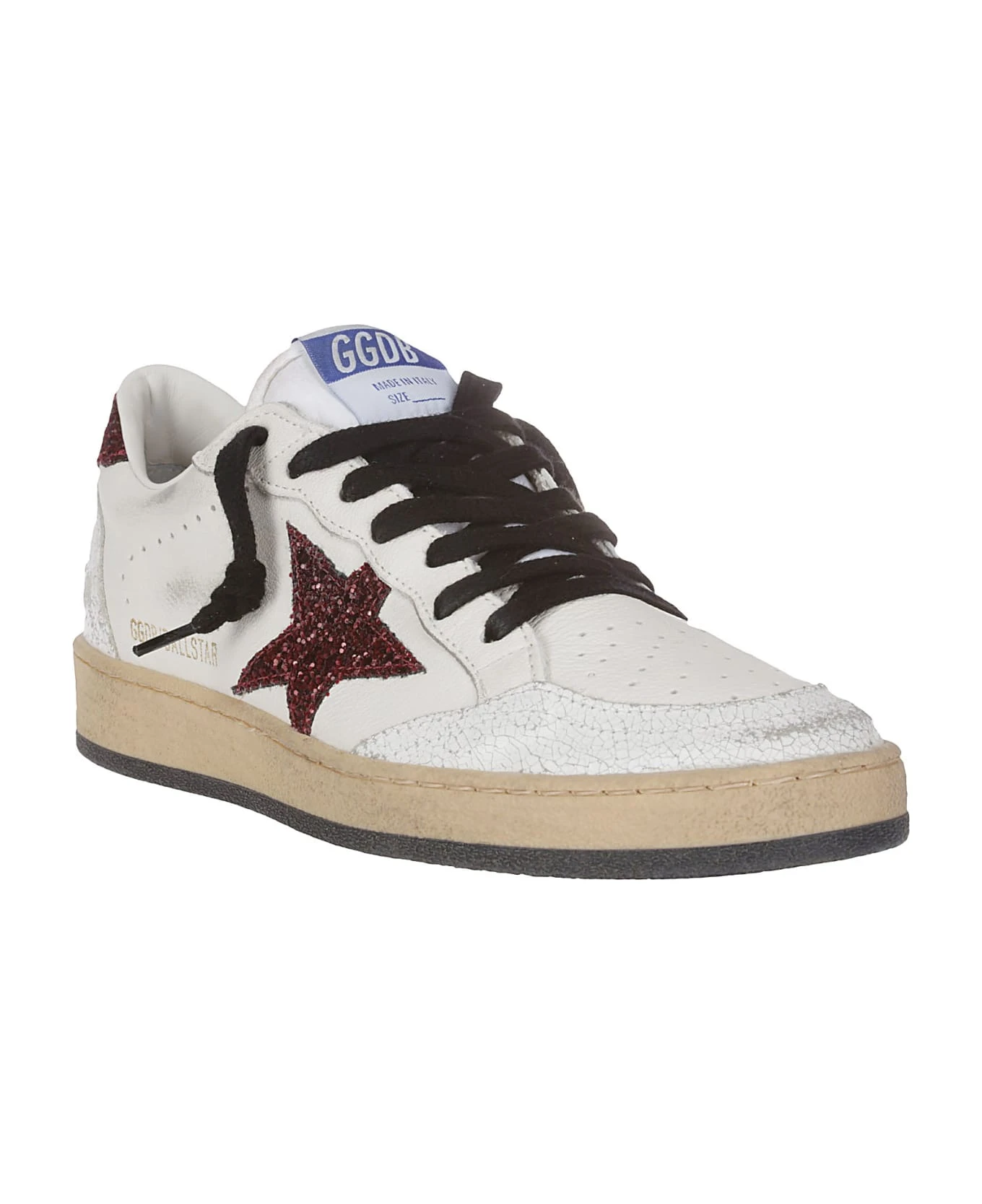 Golden Goose Ball Star Nappa Upper Glitter Star And Heel Crack 2 Golden Goose Ball Star Nappa Upper Glitter Star And Heel Crack - Image 2