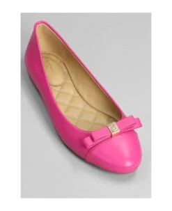 Andrea Ballet Flats In Fuxia Leather Michael Kors -Urban Shoes World 5f4faeffe1a2742ccbfc4fd72317ffe1