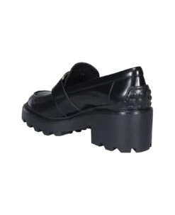Tod's T-plaque Block Heel Loafers -Urban Shoes World 5f8d15ddde2b663671c1121615585130