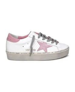 Golden Goose Hi-star White Leather Sneakers