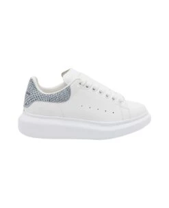Alexander McQueen White And Ice Oversized Sneakers