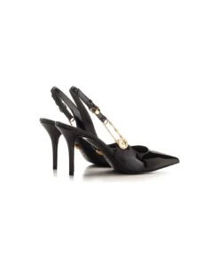 Versace Black "safety Pin" Slingbacks 6 Versace Black "safety Pin" Slingbacks -Urban Shoes World 62c6e03873eabebc60cafead90174fe7