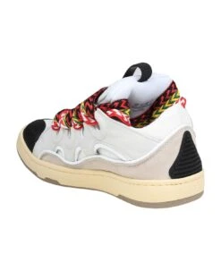 Lanvin Skate Sneakers In Black And White Leather -Urban Shoes World 632f715c55a5a8362f8a344561851be2