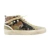 Golden Goose Camouflage Leather Mid Star Sneakers