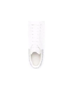 Alexander McQueen White Oversize Sneakers With Strass Spoiler -Urban Shoes World 63cb7ae4f2392c6eb66f59da4dd19224