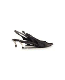 Versace 'pin-point' Slingback Pumps -Urban Shoes World 63d9b3e65456100a252edceec4efc789