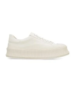 Jil Sander Canvas Low-top Sneakers