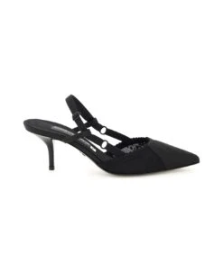 Dolce & Gabbana Corset-style Satin Slingback