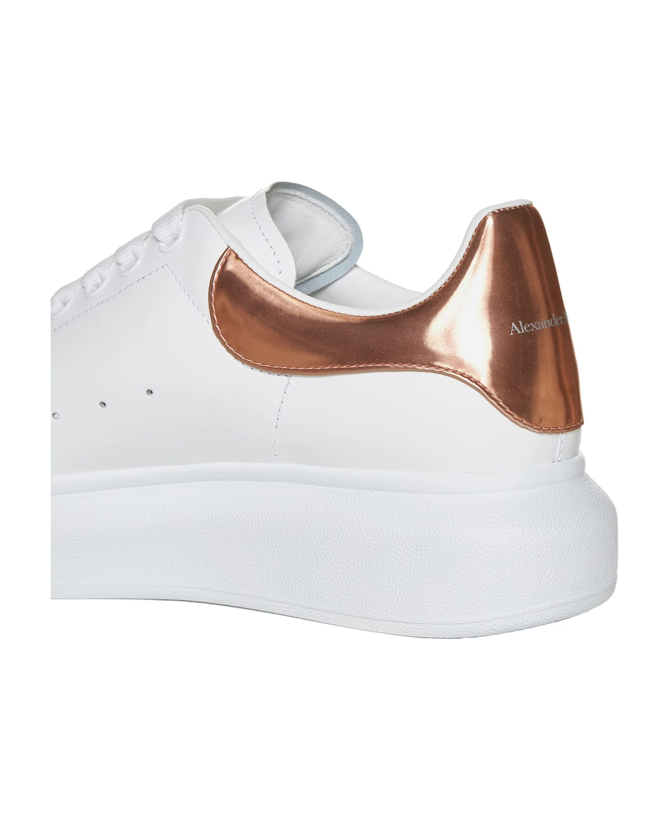 Alexander McQueen White And Caramel Oversized Sneakers 4 Alexander McQueen White And Caramel Oversized Sneakers - Image 4