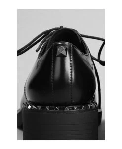 Ash Freak Lace Up Shoes In Black Leather -Urban Shoes World 66ab29d9d5e09ca46a6c7ae9da8bac5d