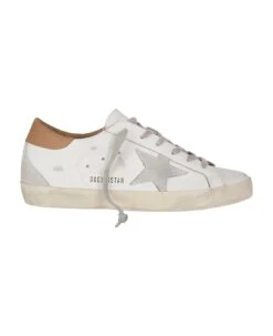 Golden Goose Superstar Leather Upper And Heel Suede Star And He