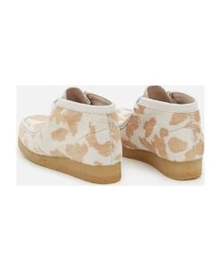 Clarks Cow Printed Wallabee Boots -Urban Shoes World 6b62bdfb9dad9910dfb22e3ff637b9ad