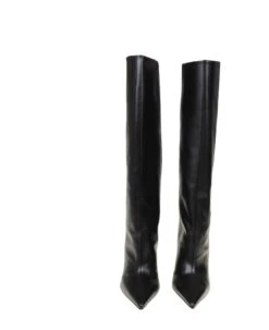 Cheope Tube Leather Boots With Sculpture Heel -Urban Shoes World 6e3144db248251777be3a5a7c5d19cae