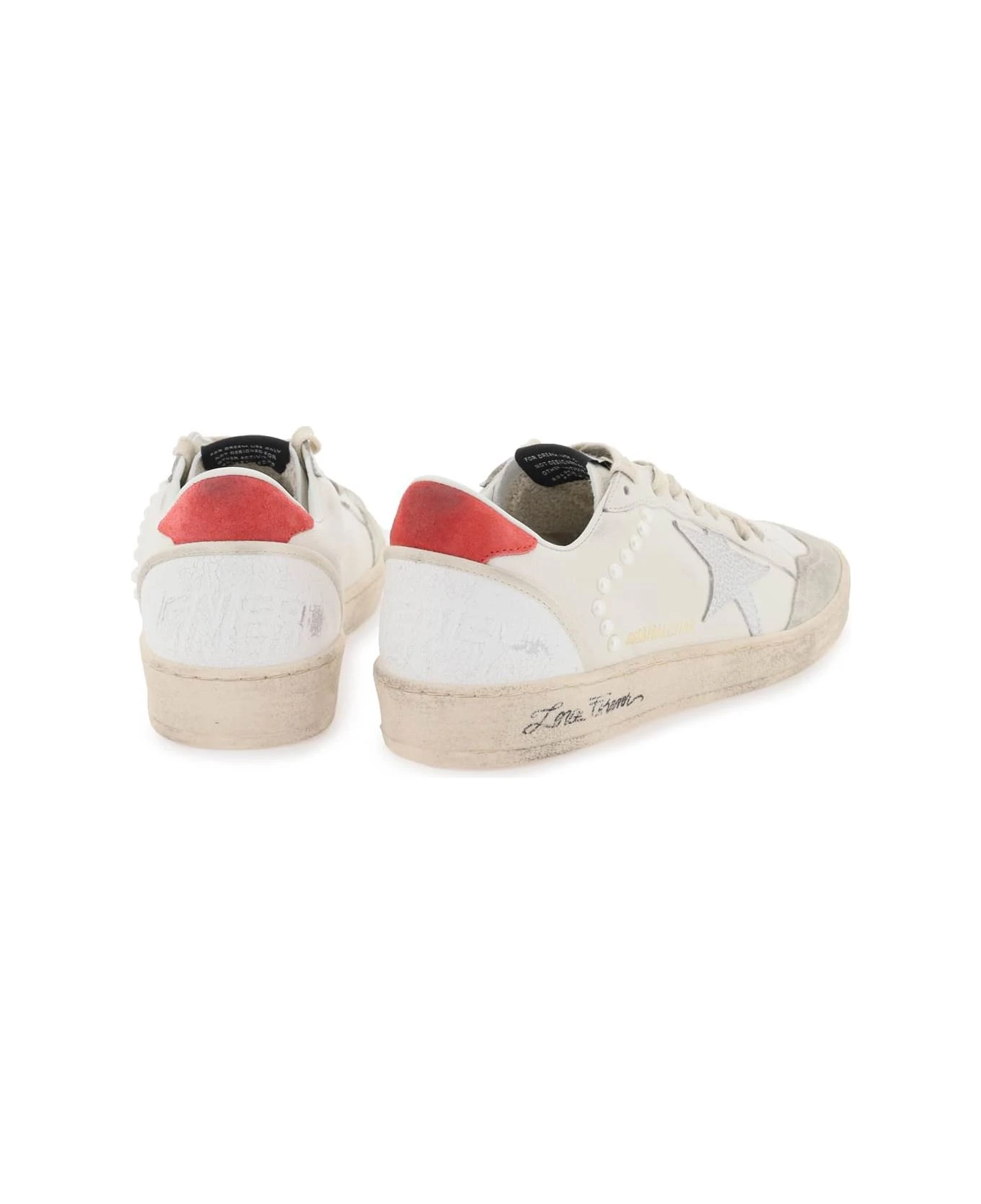 Golden Goose 'ball Star Nappa' Sneakers With Pearls 4 Golden Goose 'ball Star Nappa' Sneakers With Pearls - Image 4