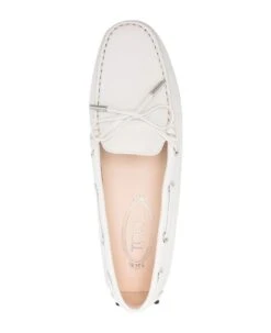 Tod's White Gommino Driving Shoes -Urban Shoes World 6ef98154368fc7c8c301350f83b4a18b