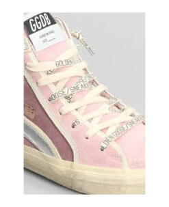 Golden Goose Slide Sneakers In Viola Suede -Urban Shoes World 72b5d1d4bcd1d245967bc4966b3c3300