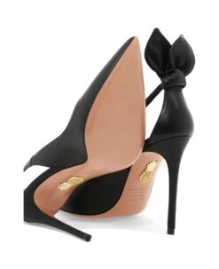 Aquazzura Pointed Toe Bow Tie Pumps -Urban Shoes World 74713f677162fa43d568e82358f8ed7e