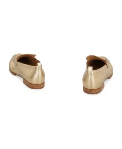 Tod's Metallic Leather Loafers -Urban Shoes World 7473737f4f28c05cf53b961342d25ddb