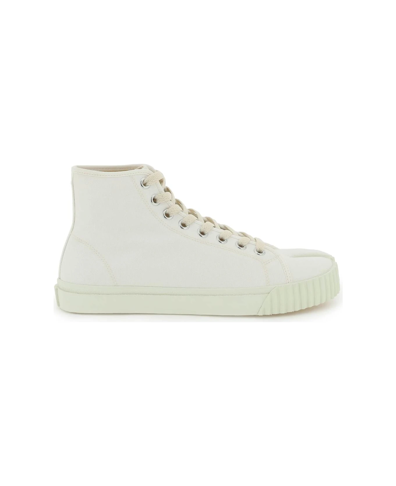 Maison Margiela Hi-top Tabi Canvas Sneakers 1 Maison Margiela Hi-top Tabi Canvas Sneakers