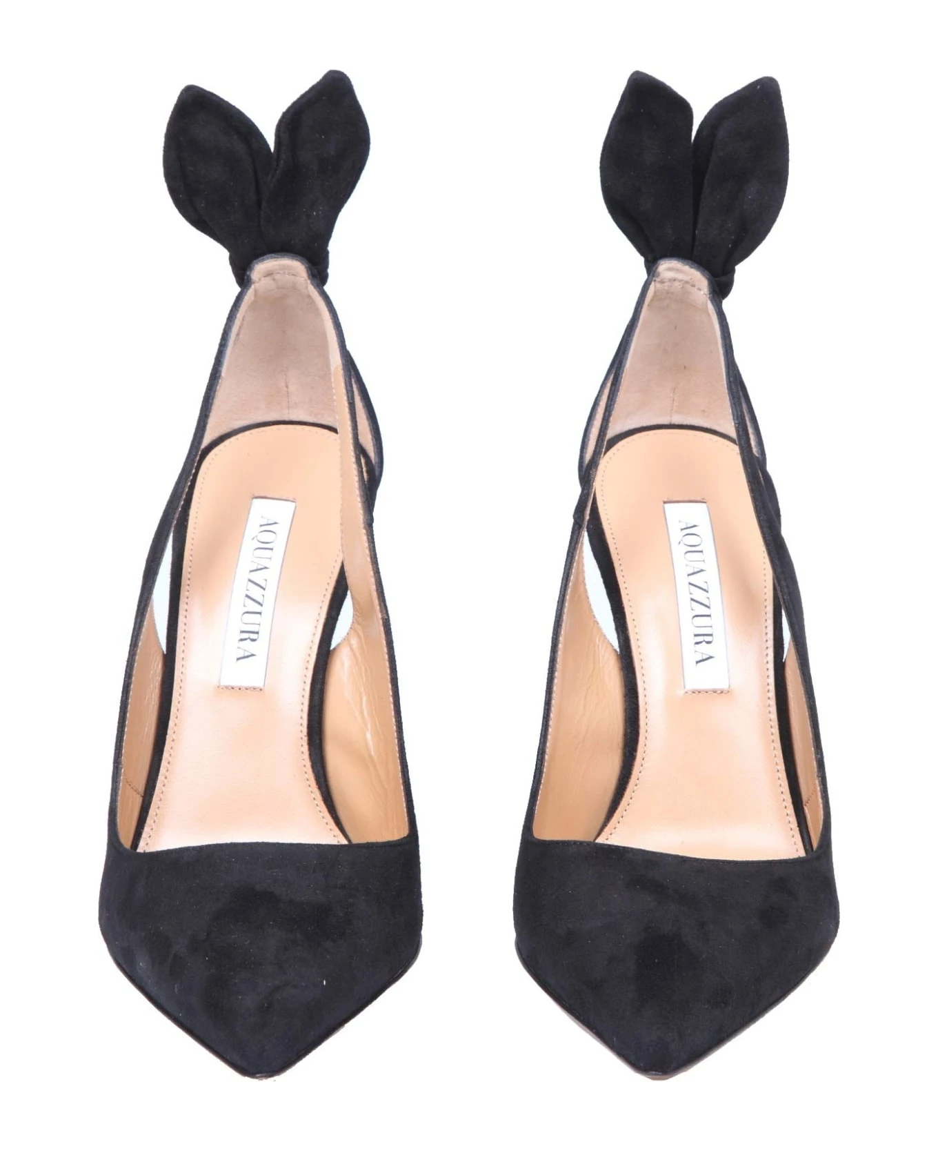 Aquazzura Deneuve Pump In Black Suede 3 Aquazzura Deneuve Pump In Black Suede - Image 3