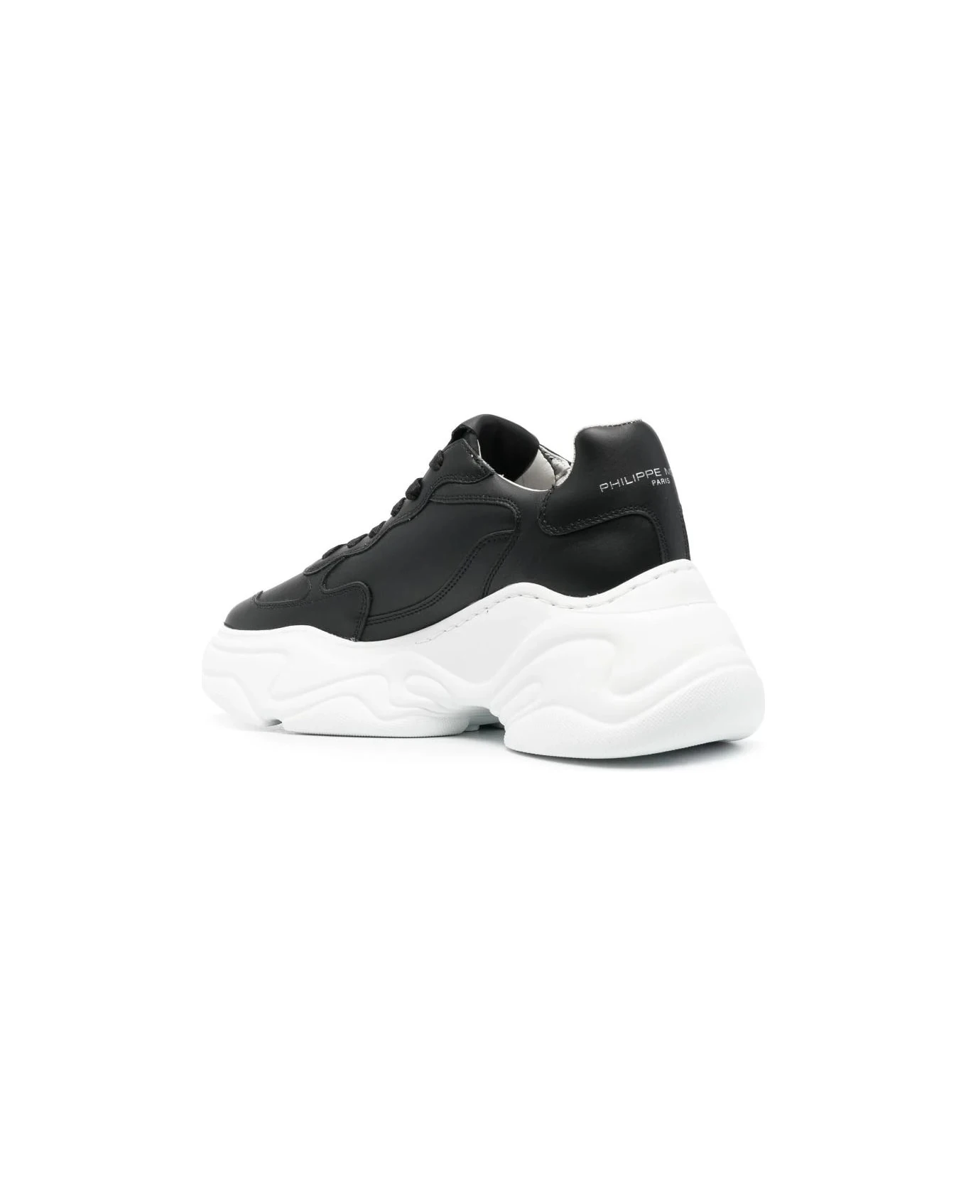 Philippe Model Rivoli Low Sneakers - Black 3 Philippe Model Rivoli Low Sneakers - Black - Image 3