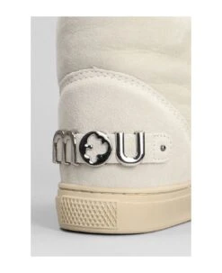 Mou Eskimo Sneaker Low Heels Ankle Boots In Beige Suede -Urban Shoes World 7ac57157e683dfa3feb5243035265597