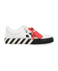 Off-White Low Vulcanized Canvas Woman Sneakers