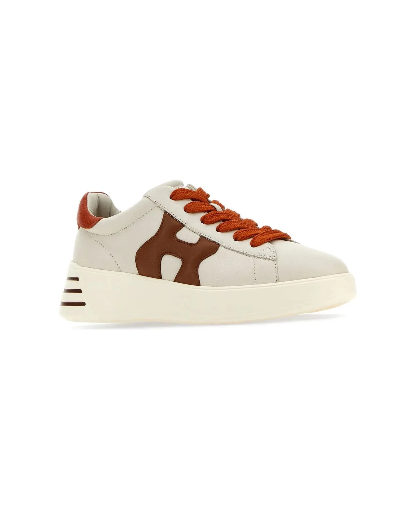 Hogan White Leather Rebel Sneakers 2 Hogan White Leather Rebel Sneakers - Image 2
