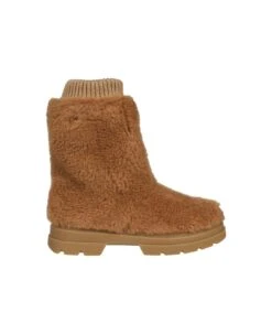Max Mara Ctanith Teddy Fabric Boots