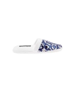 Dolce & Gabbana Slippers Blu Mediterraneo