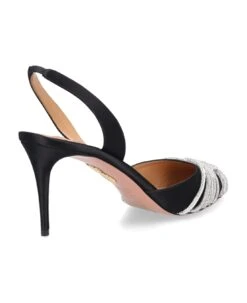 Aquazzura Gatsby Sling Satin 75 -Urban Shoes World 85a8049571bcd67e212f3dfe8d9f5df6