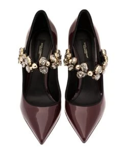 Dolce & Gabbana Cardinale Leather Pumps -Urban Shoes World 875edb013284c297e47b9188413a601e