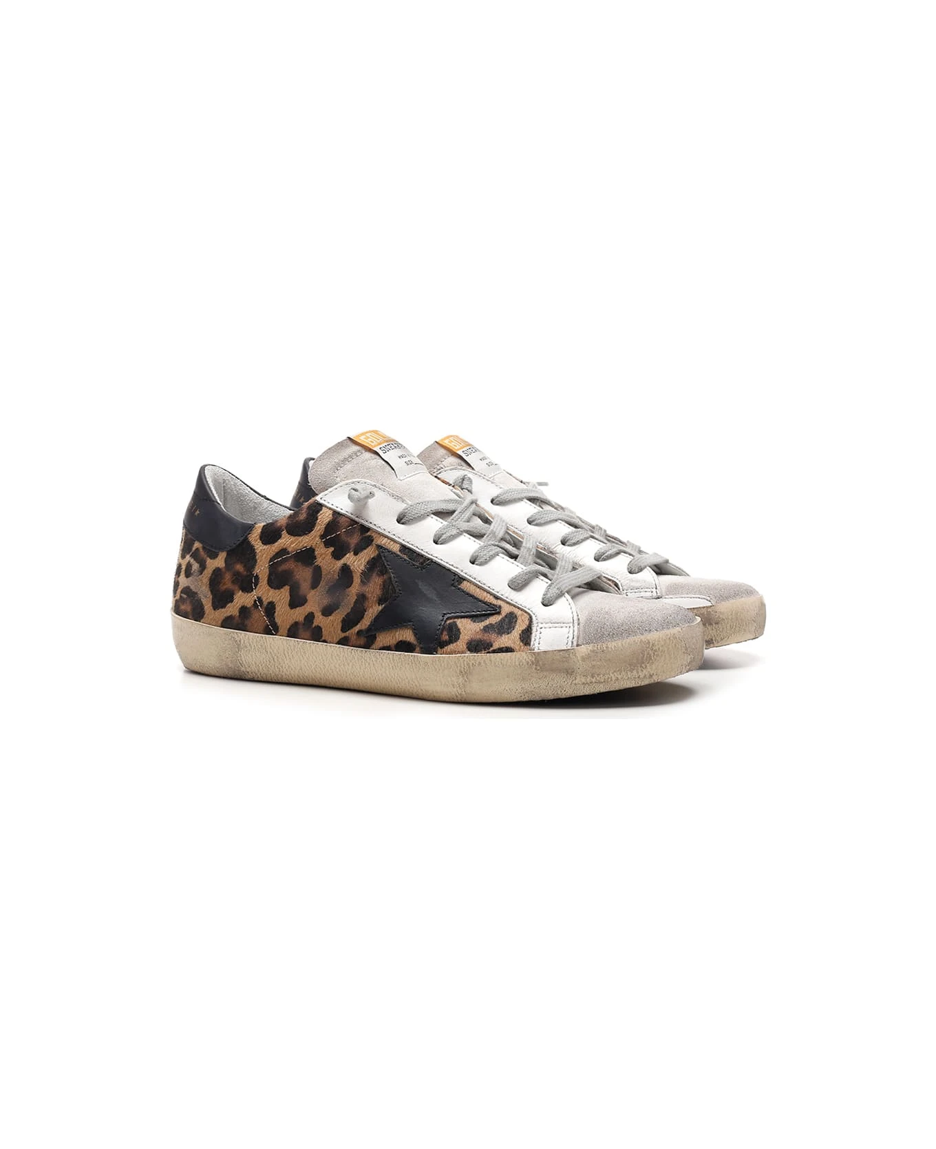 Golden Goose Calf Hair "superstar" Sneakers 2 Golden Goose Calf Hair "superstar" Sneakers - Image 2