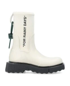 Off-White Sponge Rubber Rainboot