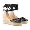 MC2 Saint Barth Espadrillas With High Wedge And Ankle Lace