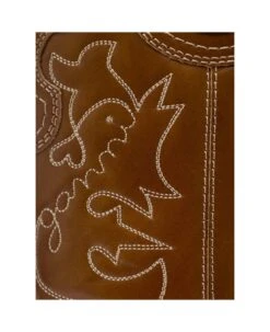 Ganni Brown Western Boots With All-over Embroidery In Leather Woman 7 Ganni Brown Western Boots With All-over Embroidery In Leather Woman -Urban Shoes World 910de0eef92a4bc4ac0fc54fb9d415ea