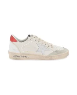 Golden Goose 'ball Star Nappa' Sneakers With Pearls