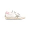 Golden Goose Super-star Leather Upper And Heel Suede Star And Spur Cream Sole