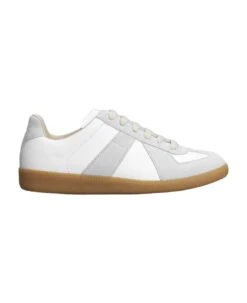 Maison Margiela Replica Sneakers In White Leather