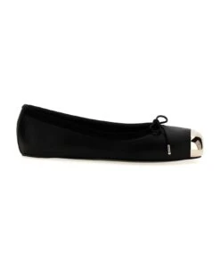 Alexander McQueen Metal Toe Ballet Flats