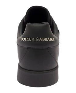 Dolce & Gabbana Portofino Logo-patch Lace-up Sneakers -Urban Shoes World 9827f002d1059c857d285f24223060f7