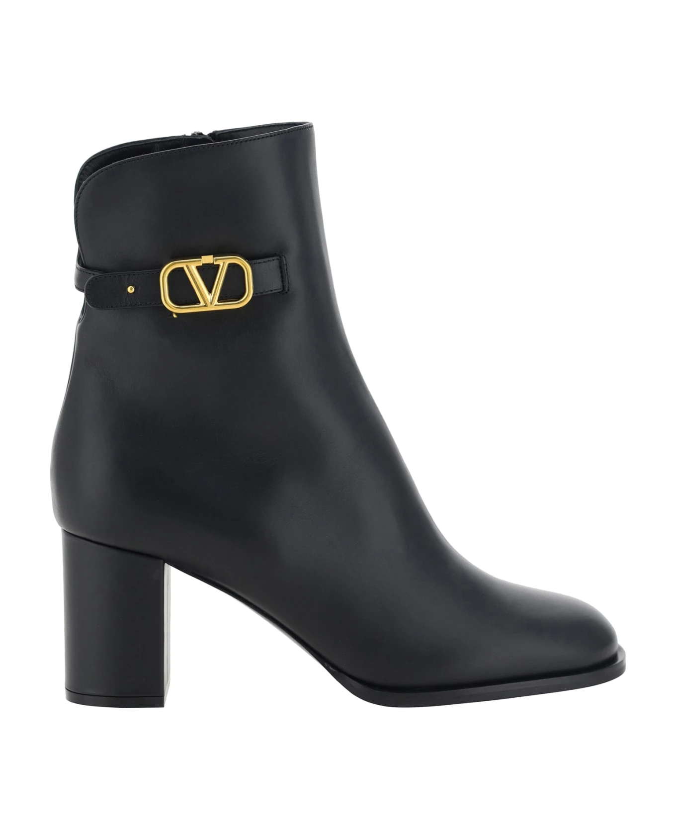 Valentino Garavani Vlogo Heeled Ankle Boots 1 Valentino Garavani Vlogo Heeled Ankle Boots