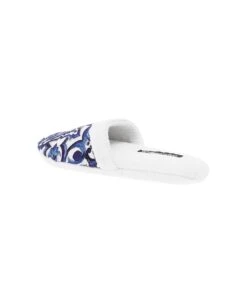 Dolce & Gabbana Slippers Blu Mediterraneo -Urban Shoes World 9b428a85ee328f52adb2d4392ada9459