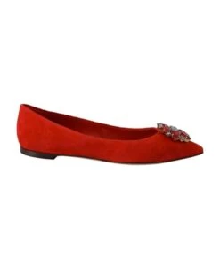 Dolce & Gabbana Bellucci Suede Flat