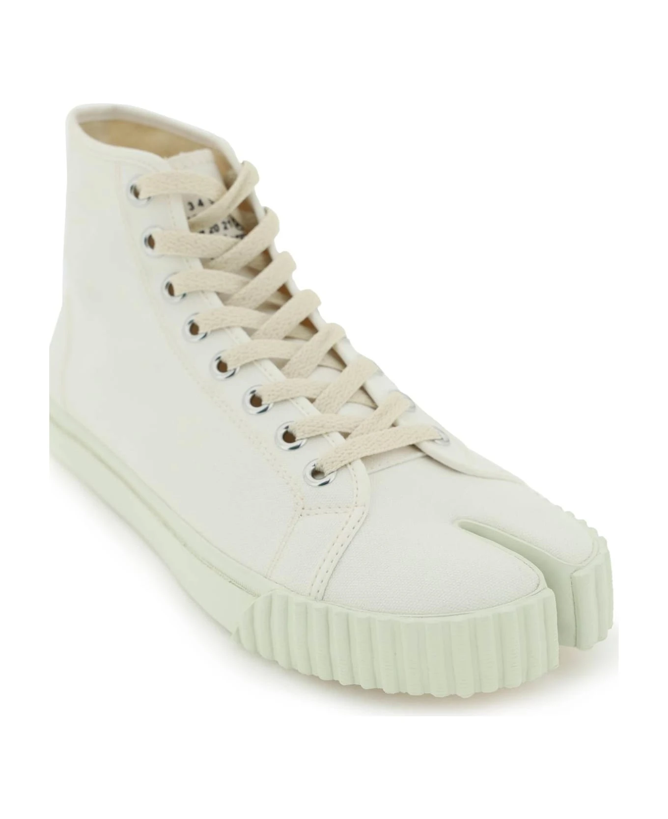 Maison Margiela Hi-top Tabi Canvas Sneakers 4 Maison Margiela Hi-top Tabi Canvas Sneakers - Image 4