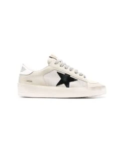 Golden Goose Stardan Net And Leather Upper Leather Toe And Heel Suede Star