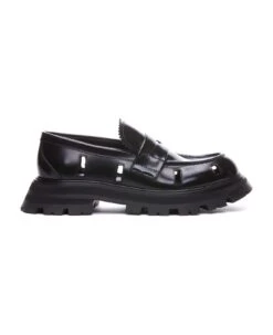 Alexander McQueen Cut-out Loafers
