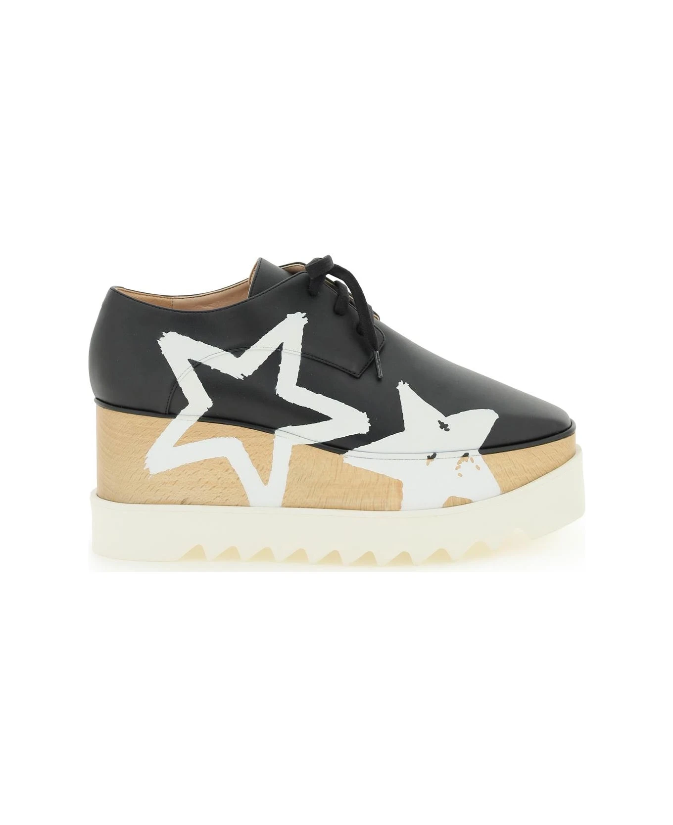STELLA MCCARTNEY Elyse Lace-up Shoes With Stars 1 STELLA MCCARTNEY Elyse Lace-up Shoes With Stars