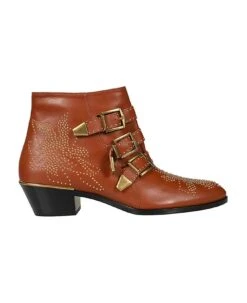 Chloé Leather Susanna Boots